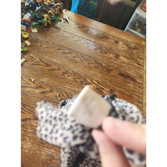 Stone Cold Fox heart design ruffle blouse sz 1 - Picture 3 of 4